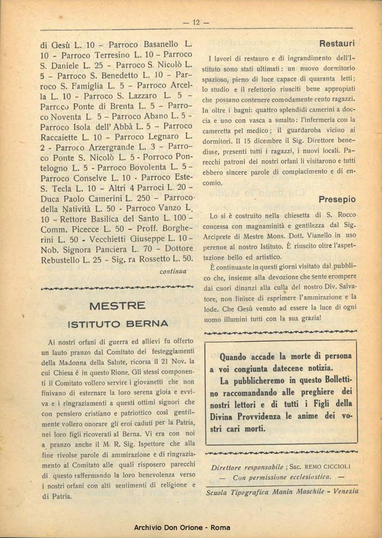 La piccola Opera della Divina Provvidenza, 24, 01, 01-06-1929, pagina 14