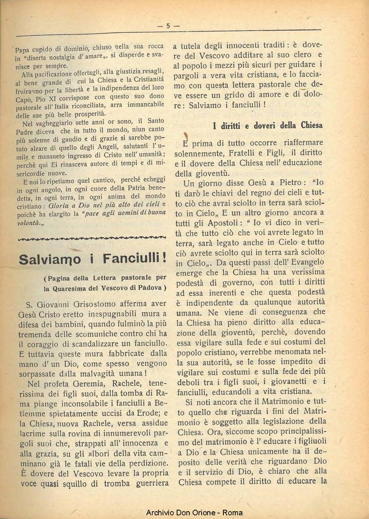 La piccola Opera della Divina Provvidenza, 24, 02, 01-02-1929, pagina 7