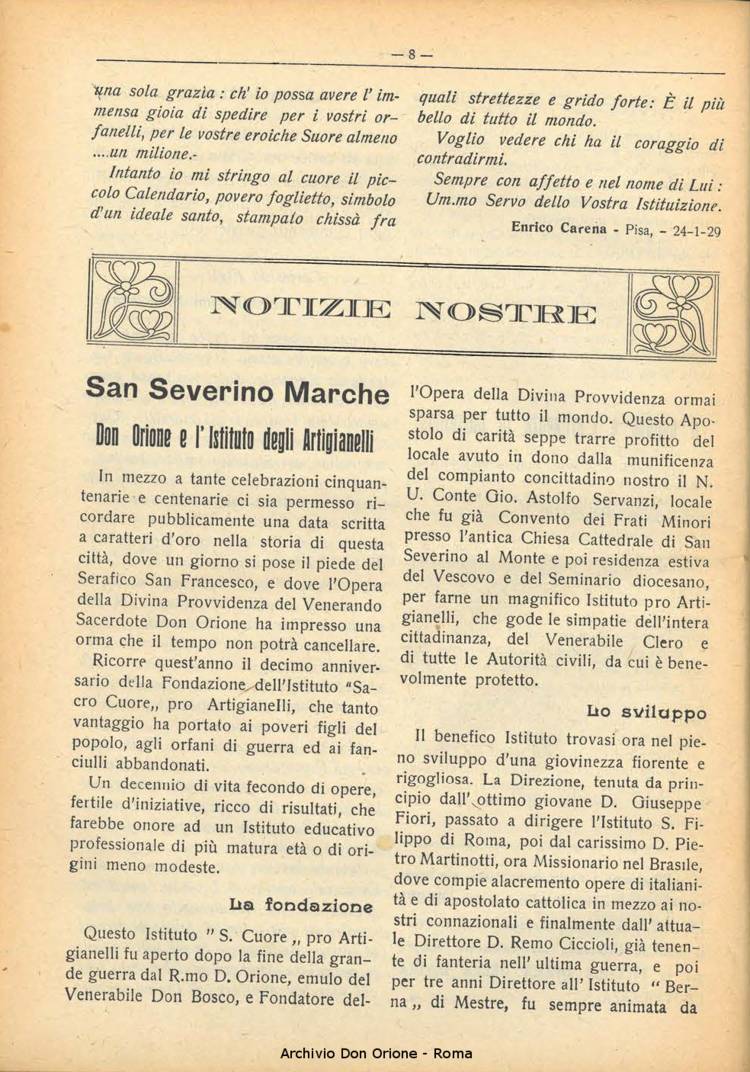 La piccola Opera della Divina Provvidenza, 24, 02, 01-02-1929, pagina 10