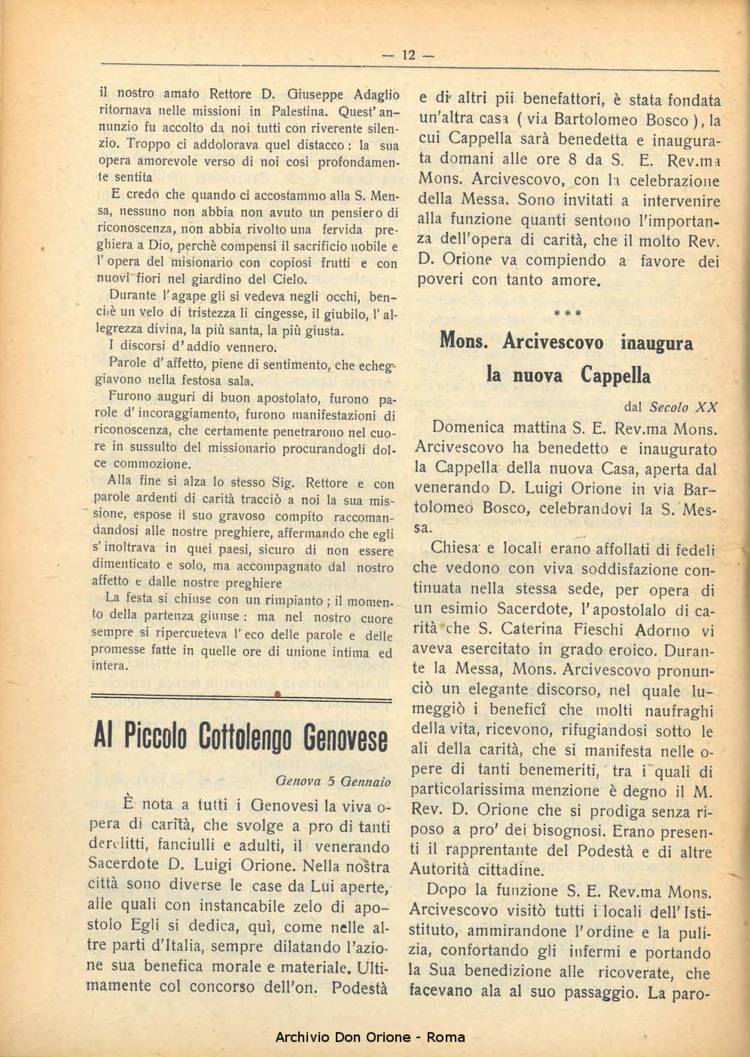 La piccola Opera della Divina Provvidenza, 24, 02, 01-02-1929, pagina 14