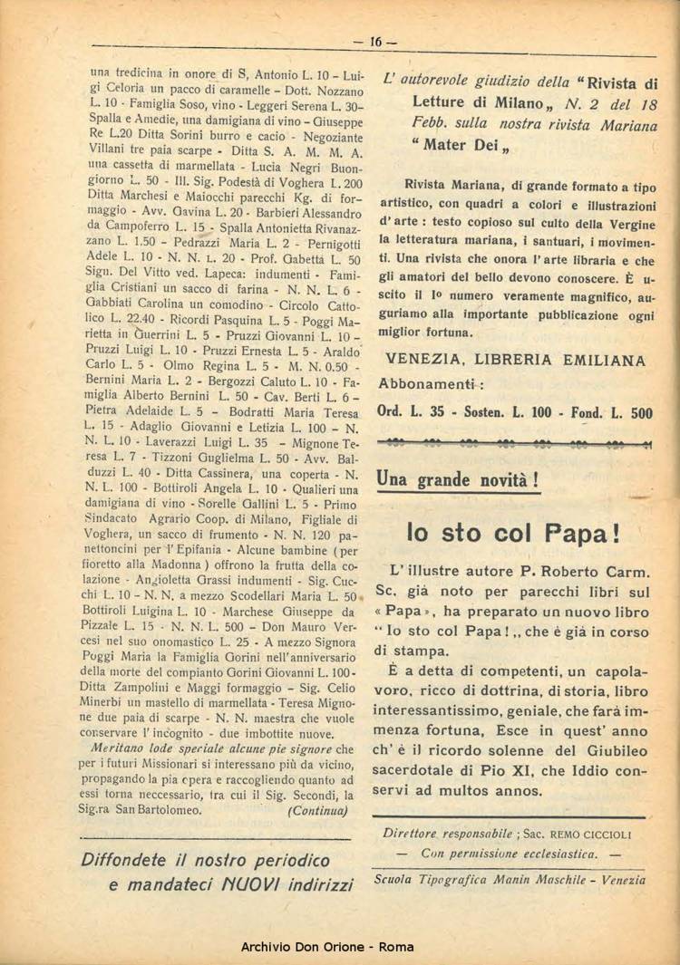 La piccola Opera della Divina Provvidenza, 24, 02, 01-02-1929, pagina 18