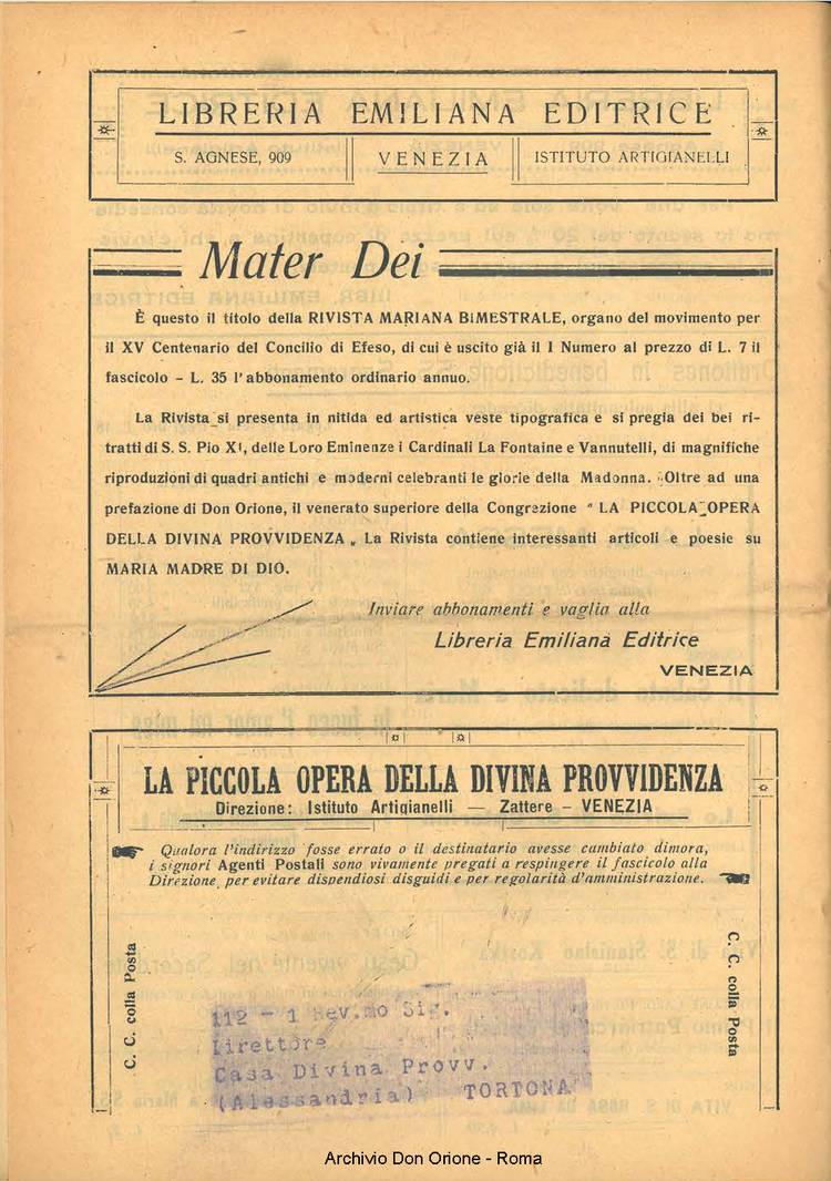 La piccola Opera della Divina Provvidenza, 24, 02, 01-02-1929, pagina 20