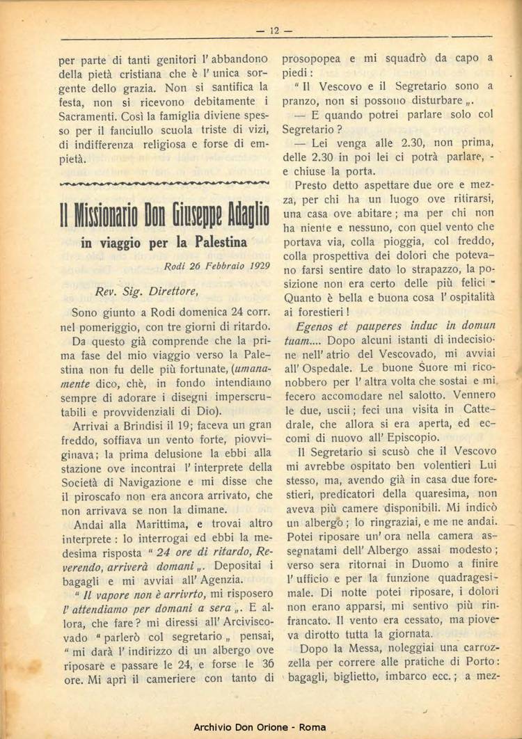 La piccola Opera della Divina Provvidenza, 24, 03, 01-03-1929, pagina 14