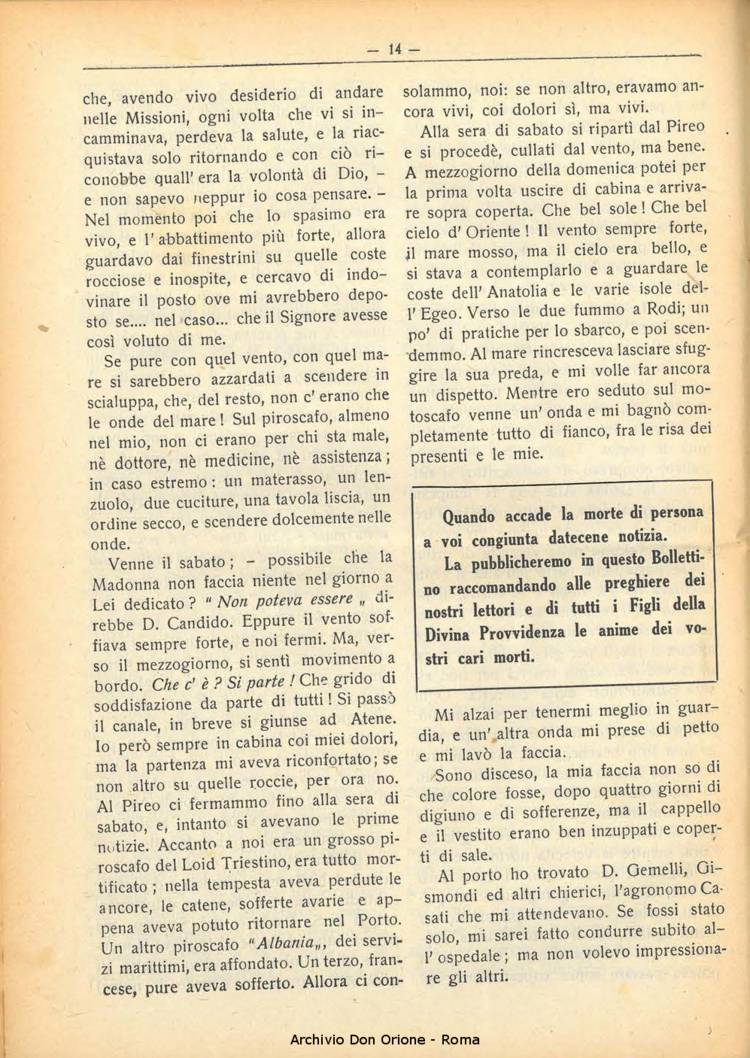 La piccola Opera della Divina Provvidenza, 24, 03, 01-03-1929, pagina 16