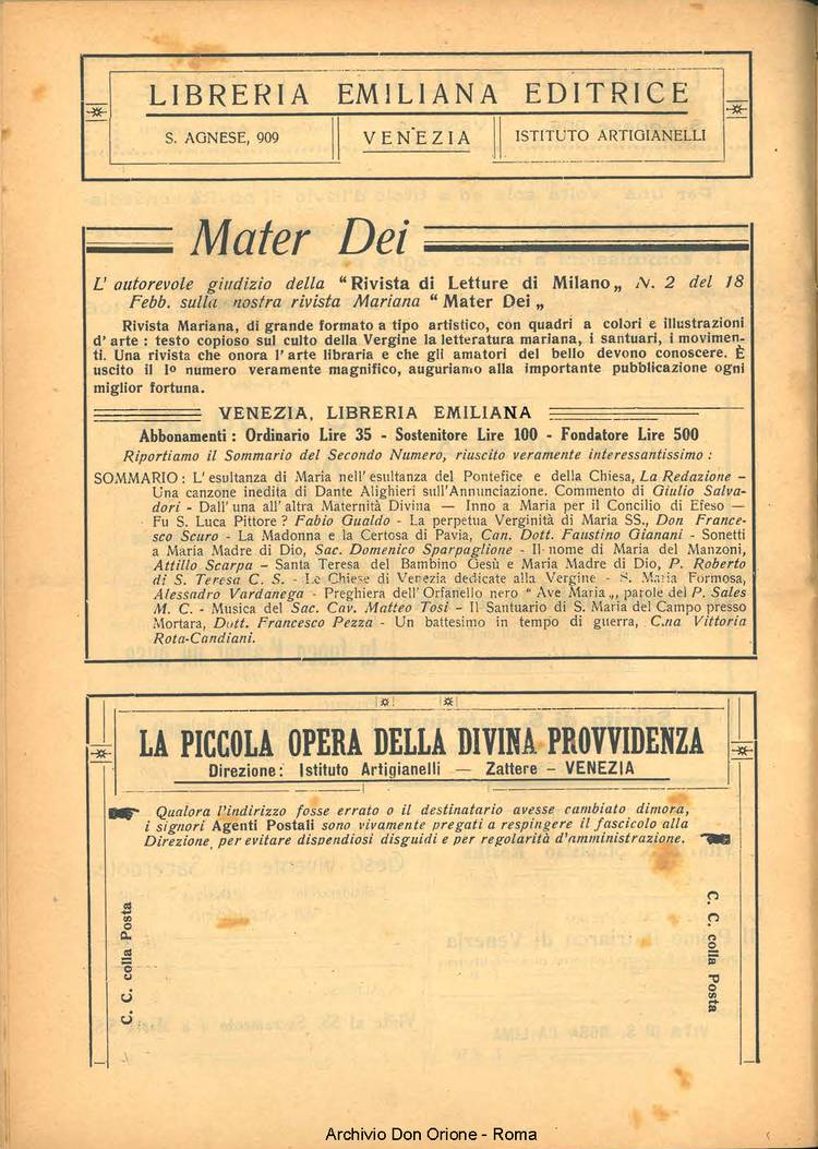 La piccola Opera della Divina Provvidenza, 24, 03, 01-03-1929, pagina 20