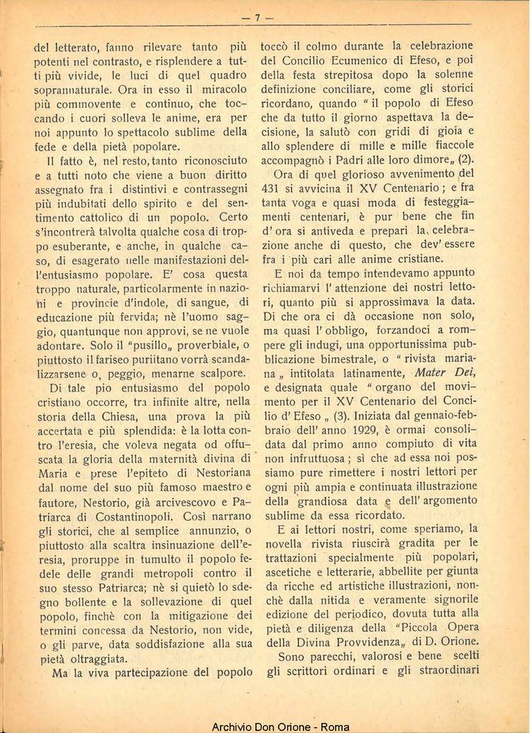 La piccola Opera della Divina Provvidenza, 25, 01, 01-01-1930, pagina 7