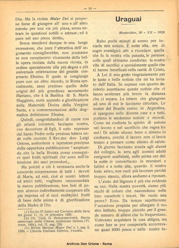 La piccola Opera della Divina Provvidenza, 25, 01, 01-01-1930, pagina 10