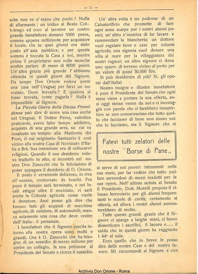 La piccola Opera della Divina Provvidenza, 25, 01, 01-01-1930, pagina 11