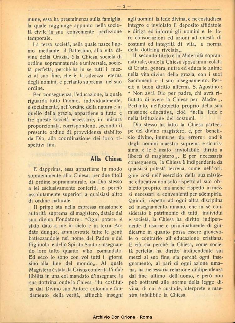 La piccola Opera della Divina Provvidenza, 25, 02, 01-02-1930, pagina 2