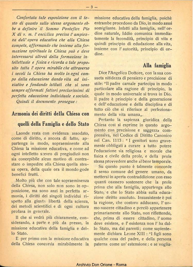 La piccola Opera della Divina Provvidenza, 25, 02, 01-02-1930, pagina 3