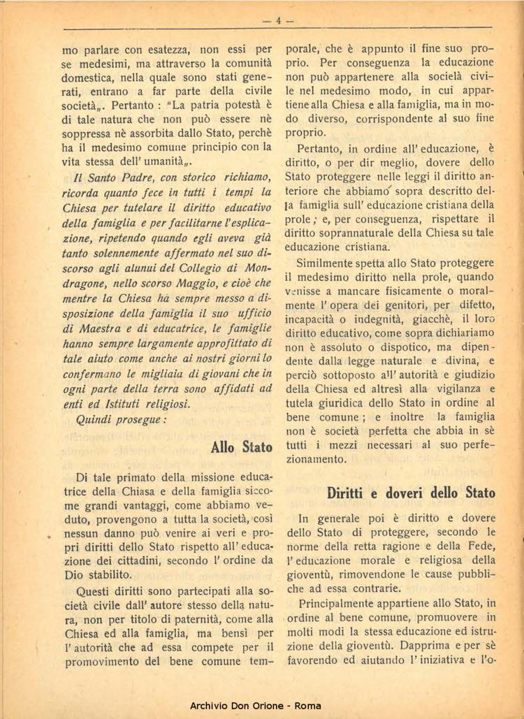 La piccola Opera della Divina Provvidenza, 25, 02, 01-02-1930, pagina 4