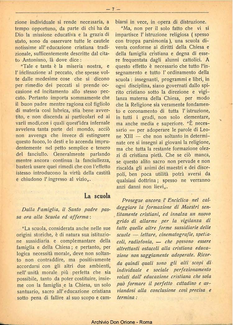 La piccola Opera della Divina Provvidenza, 25, 02, 01-02-1930, pagina 7