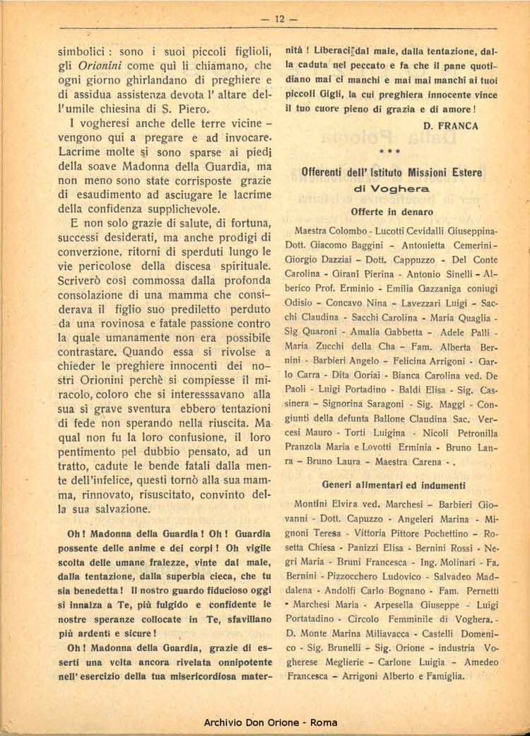 La piccola Opera della Divina Provvidenza, 25, 02, 01-02-1930, pagina 12
