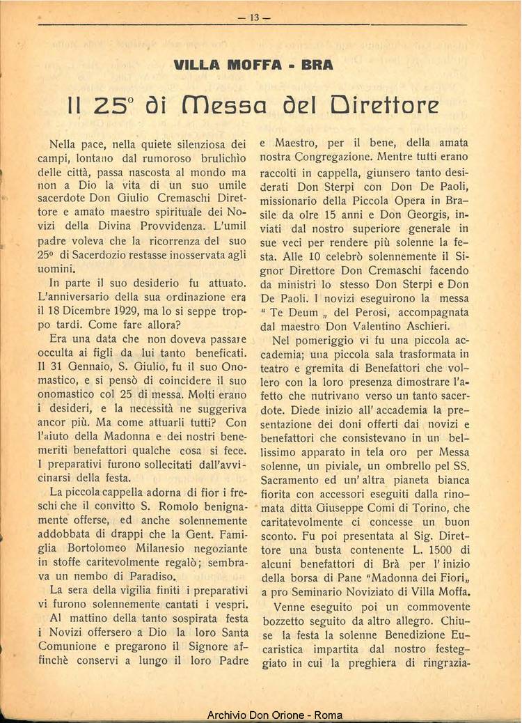 La piccola Opera della Divina Provvidenza, 25, 02, 01-02-1930, pagina 13