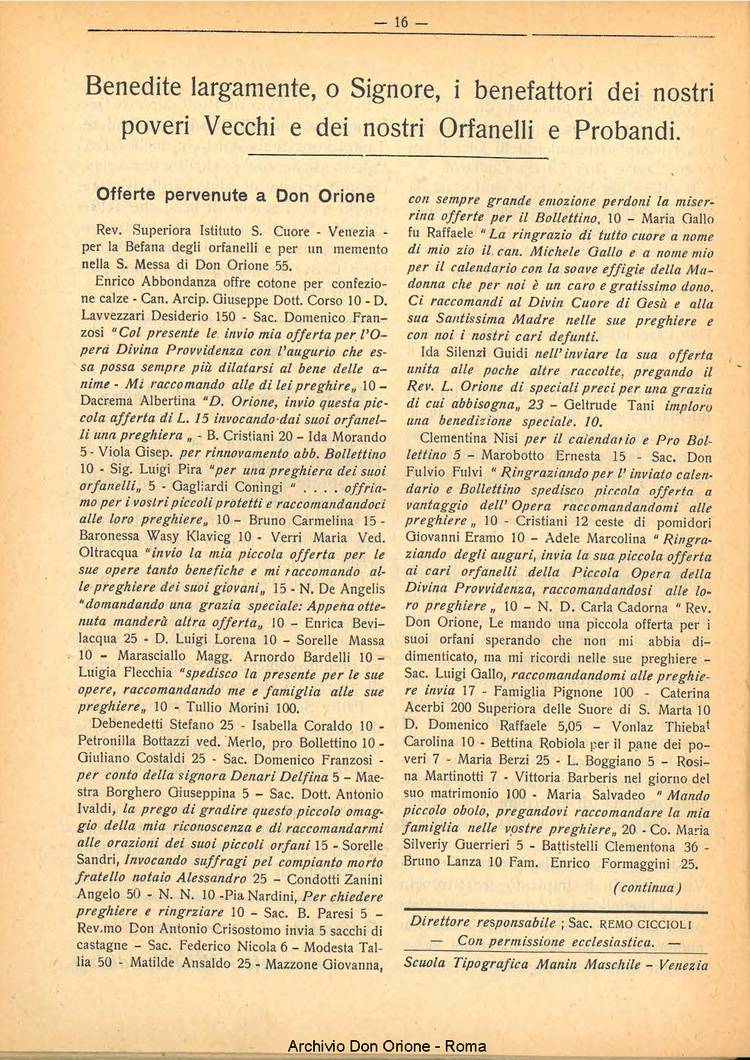 La piccola Opera della Divina Provvidenza, 25, 02, 01-02-1930, pagina 16