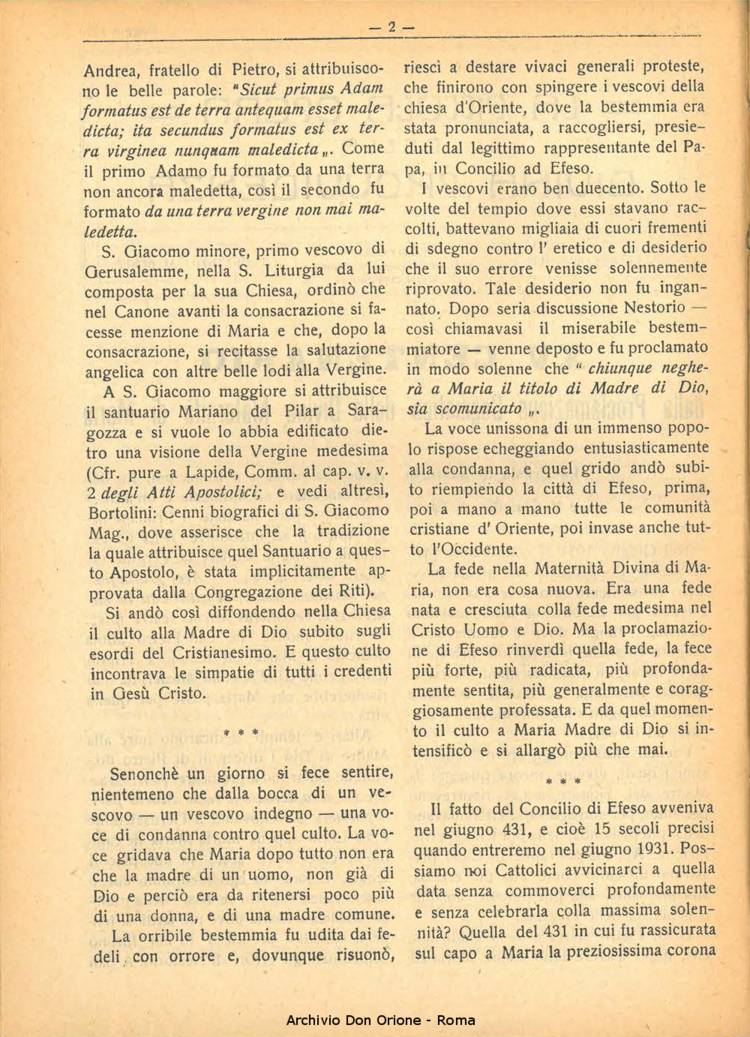La piccola Opera della Divina Provvidenza, 25, 05, 01-05-1930, pagina 2
