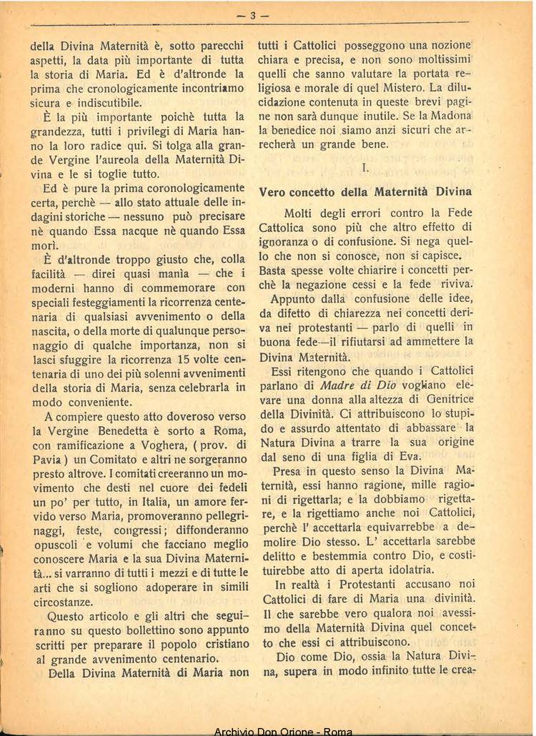 La piccola Opera della Divina Provvidenza, 25, 05, 01-05-1930, pagina 3