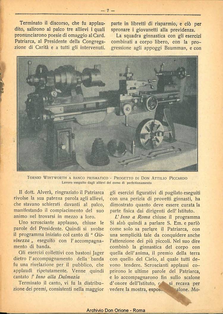 La piccola Opera della Divina Provvidenza, 25, 07, 01-07-1930, pagina 7
