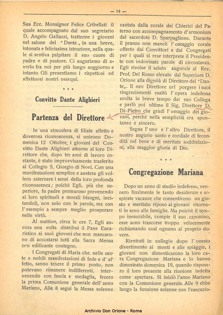 La piccola Opera della Divina Provvidenza, 25, 10_11_12, 01-12-1930, pagina 14