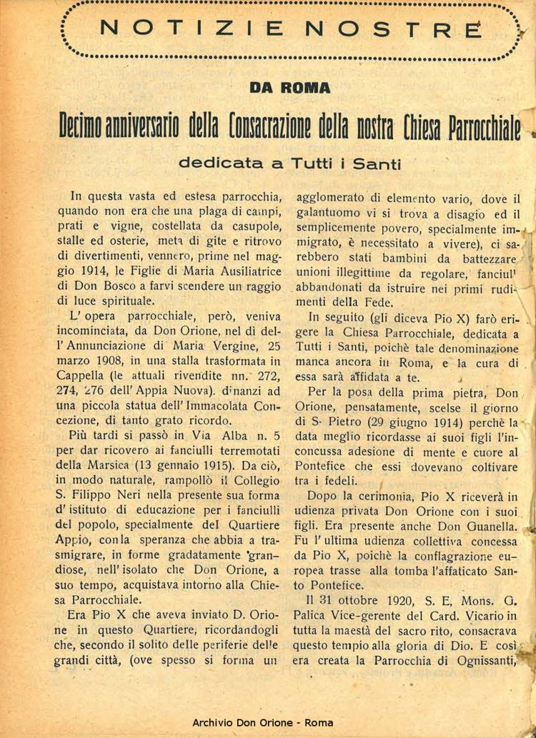 La piccola Opera della Divina Provvidenza, 26, 01, 01-01-1931, pagina 6