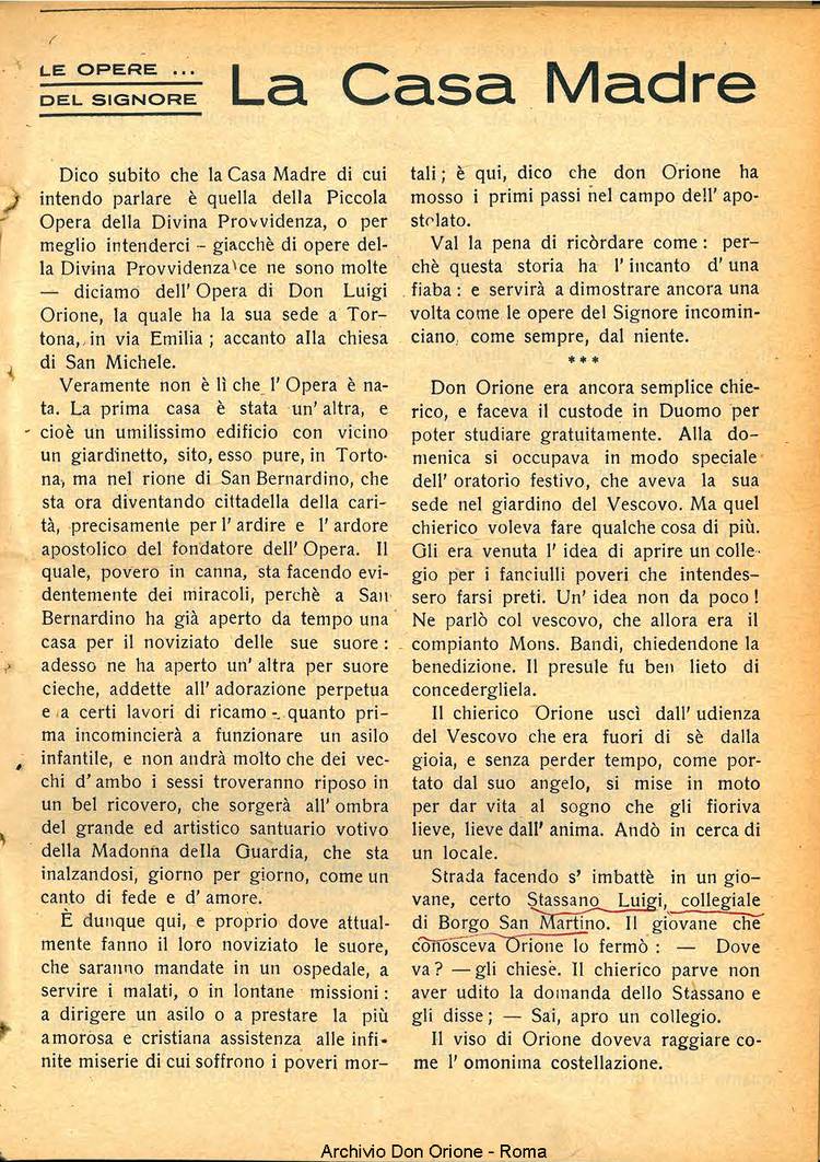 La piccola Opera della Divina Provvidenza, 26, 01, 01-01-1931, pagina 13