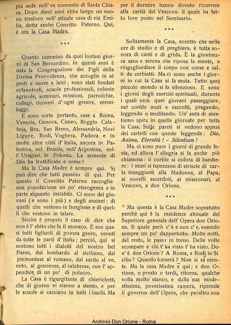 La piccola Opera della Divina Provvidenza, 26, 01, 01-01-1931, pagina 15
