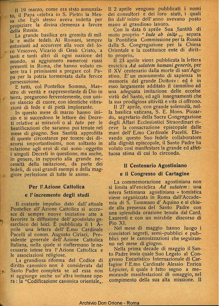 La piccola Opera della Divina Provvidenza, 26, 02, 01-02-1931, pagina 5
