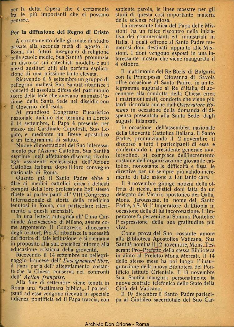 La piccola Opera della Divina Provvidenza, 26, 02, 01-02-1931, pagina 7