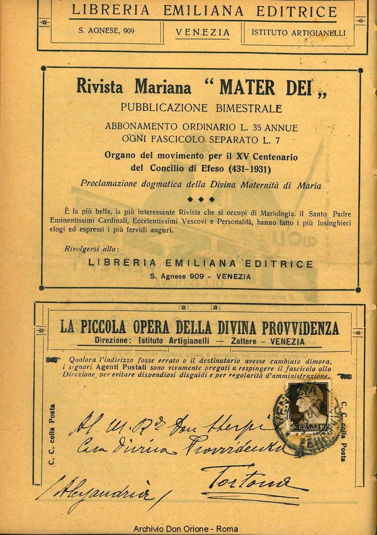 La piccola Opera della Divina Provvidenza, 26, 02, 01-02-1931, pagina 20