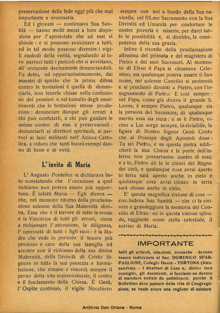 La piccola Opera della Divina Provvidenza, 26, 03, 01-03-1931, pagina 6