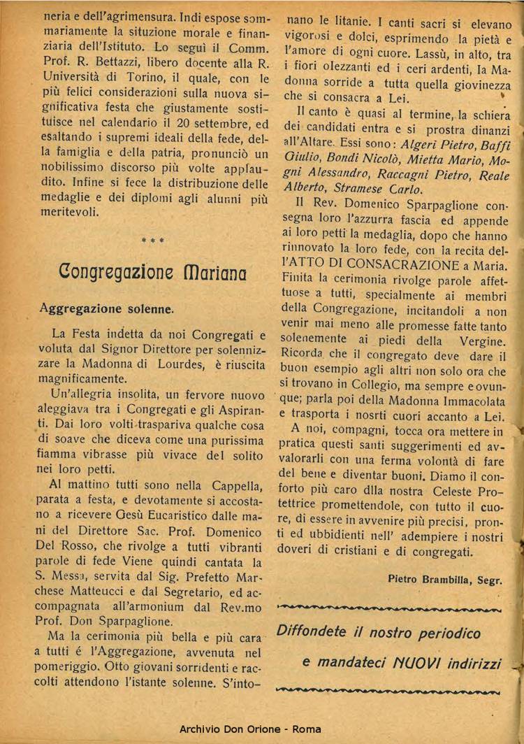 La piccola Opera della Divina Provvidenza, 26, 03, 01-03-1931, pagina 10