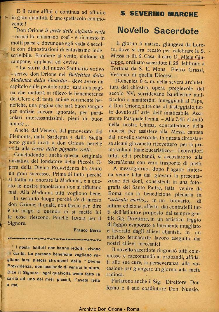 La piccola Opera della Divina Provvidenza, 26, 03, 01-03-1931, pagina 13