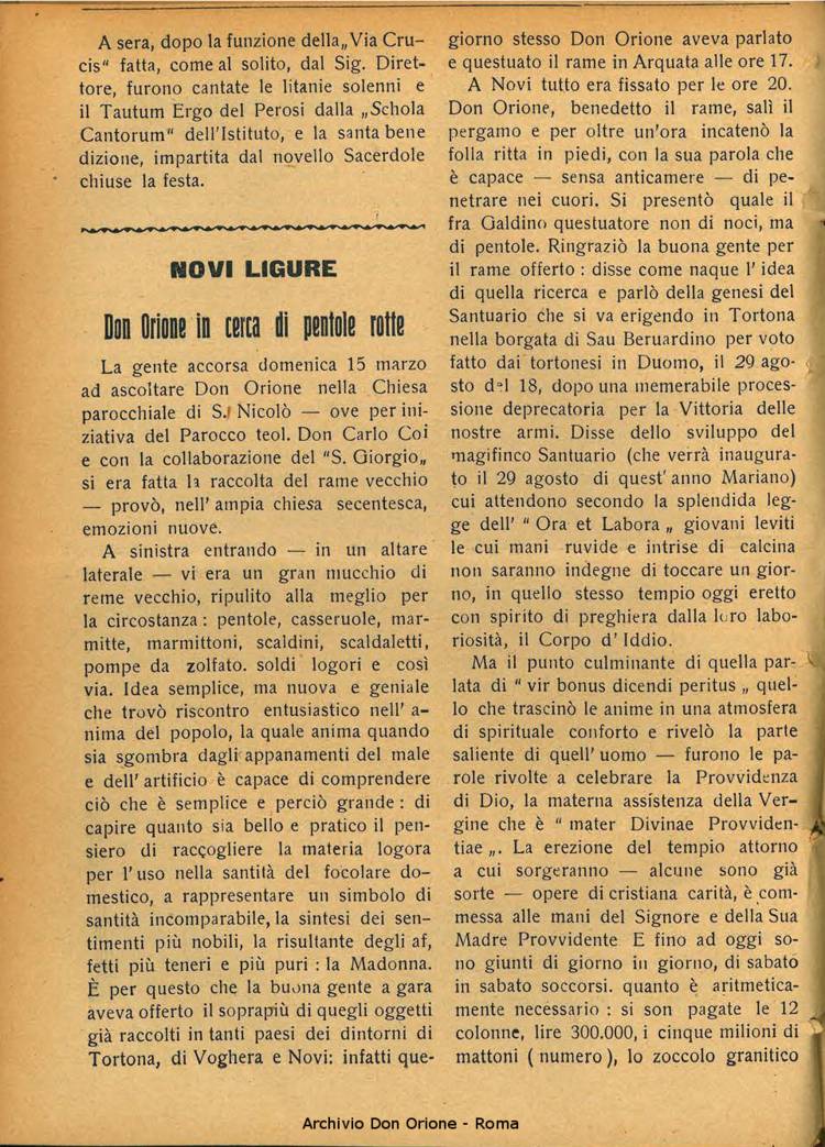 La piccola Opera della Divina Provvidenza, 26, 03, 01-03-1931, pagina 14