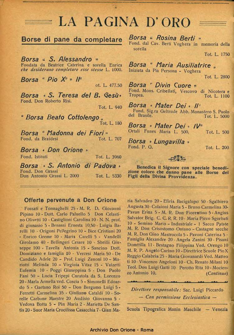 La piccola Opera della Divina Provvidenza, 26, 03, 01-03-1931, pagina 16