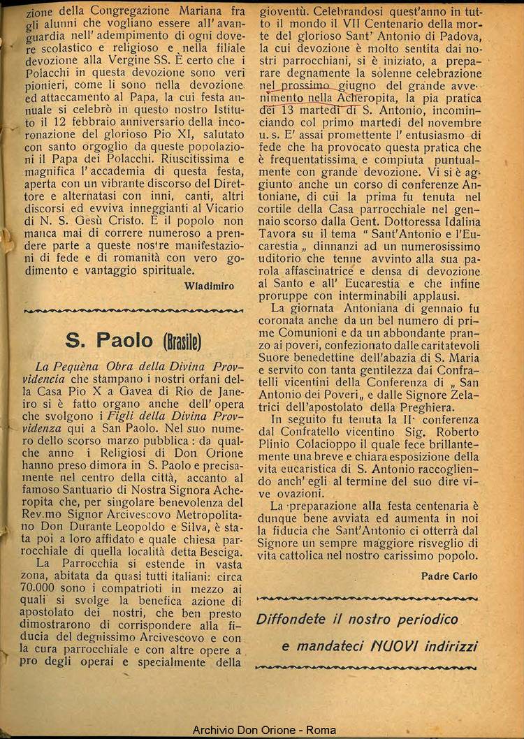 La piccola Opera della Divina Provvidenza, 26, 04, 01-04-1931, pagina 13