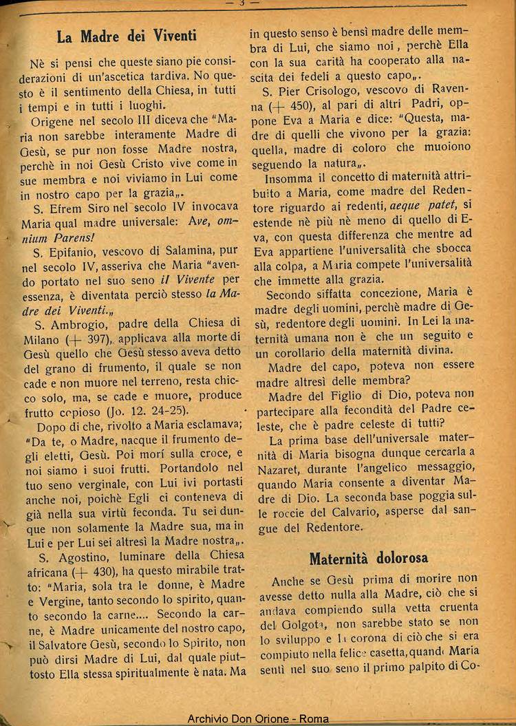 La piccola Opera della Divina Provvidenza, 26, 05, 01-05-1931, pagina 5