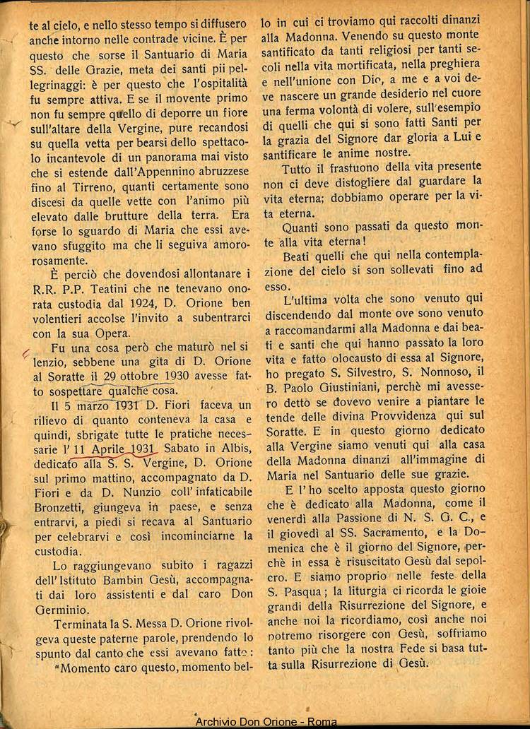 La piccola Opera della Divina Provvidenza, 26, 06, 01-06-1931, pagina 13