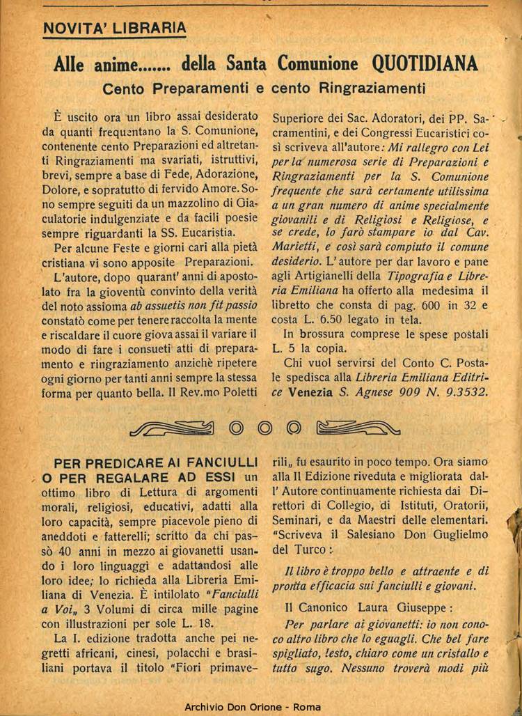 La piccola Opera della Divina Provvidenza, 26, 06, 01-06-1931, pagina 16