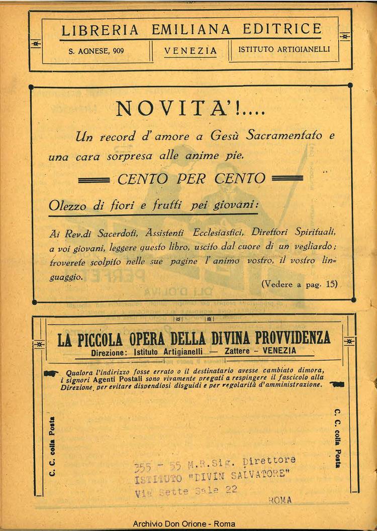 La piccola Opera della Divina Provvidenza, 26, 06, 01-06-1931, pagina 20