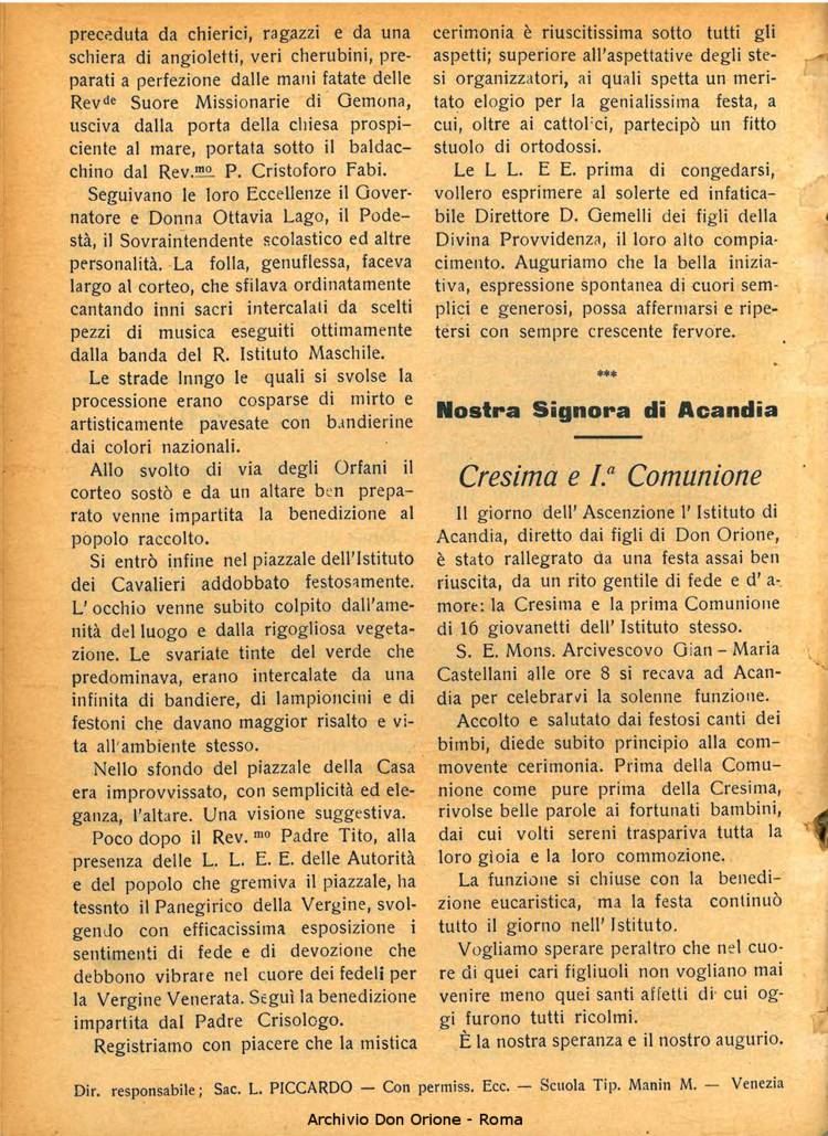 La piccola Opera della Divina Provvidenza, 26, 07, 01-07-1931, pagina 18