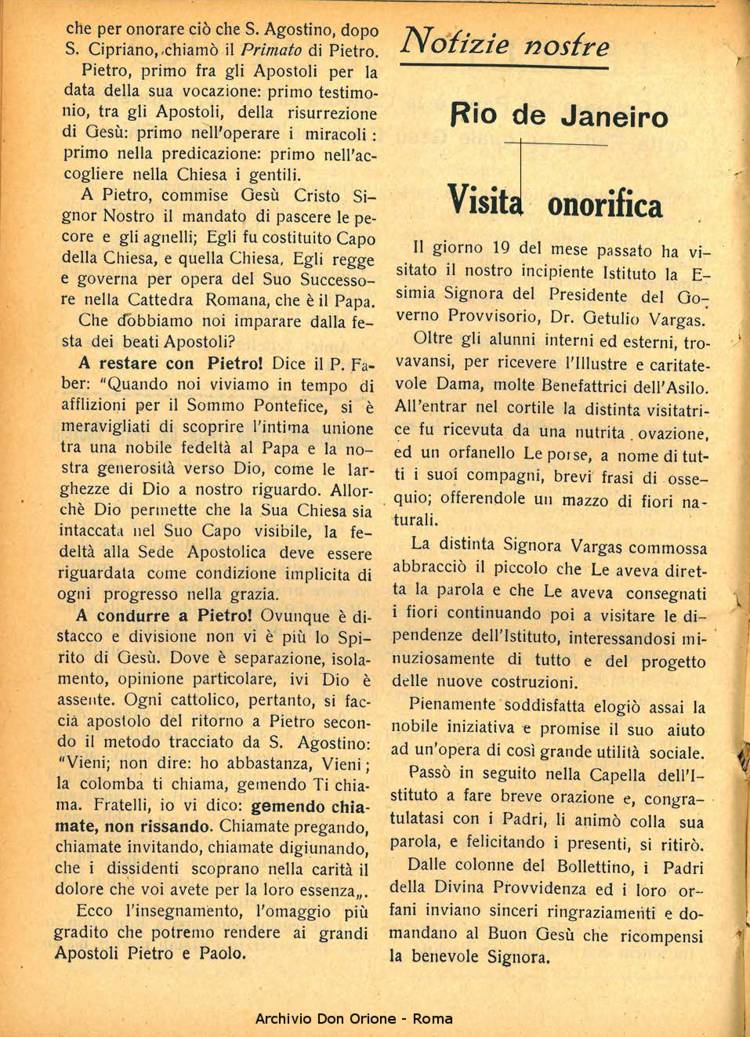 La piccola Opera della Divina Provvidenza, 26, 08, 01-08-1931, pagina 6