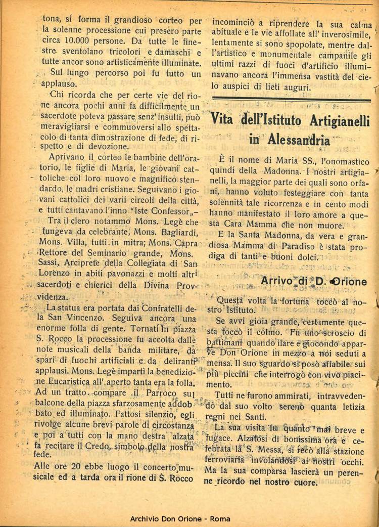 La piccola Opera della Divina Provvidenza, 26, 10, 01-10-1931, pagina 8