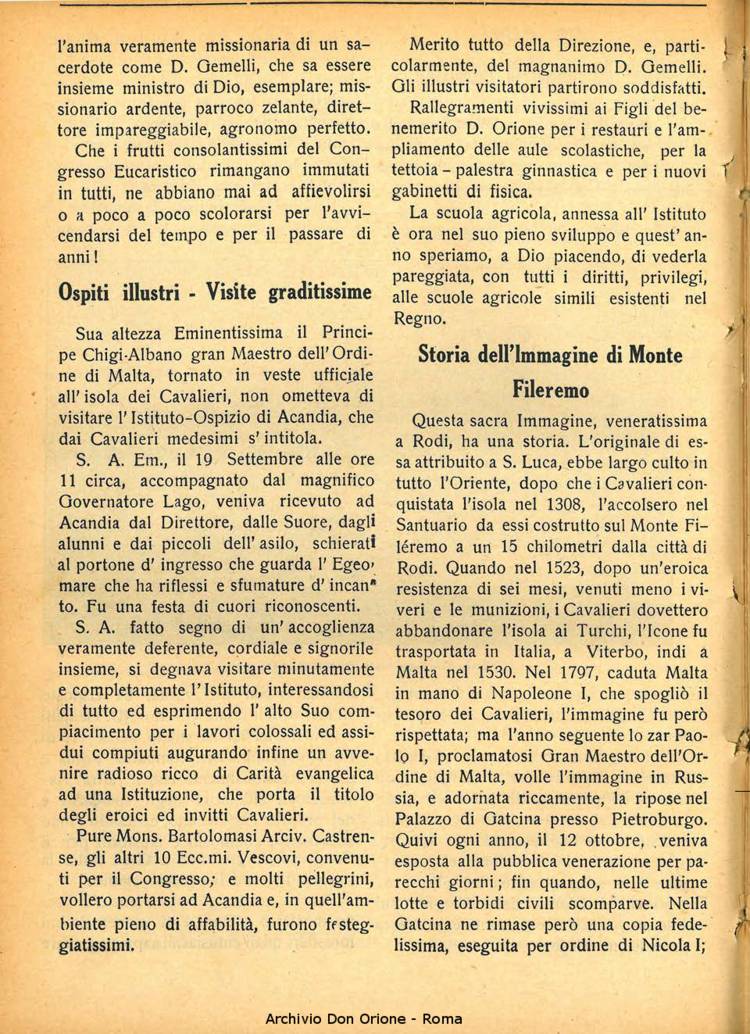 La piccola Opera della Divina Provvidenza, 26, 10, 01-10-1931, pagina 10