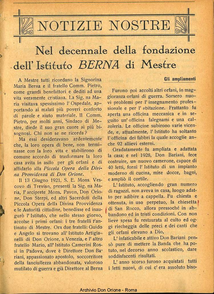 La piccola Opera della Divina Provvidenza, 26, 12, 01-12-1931, pagina 11