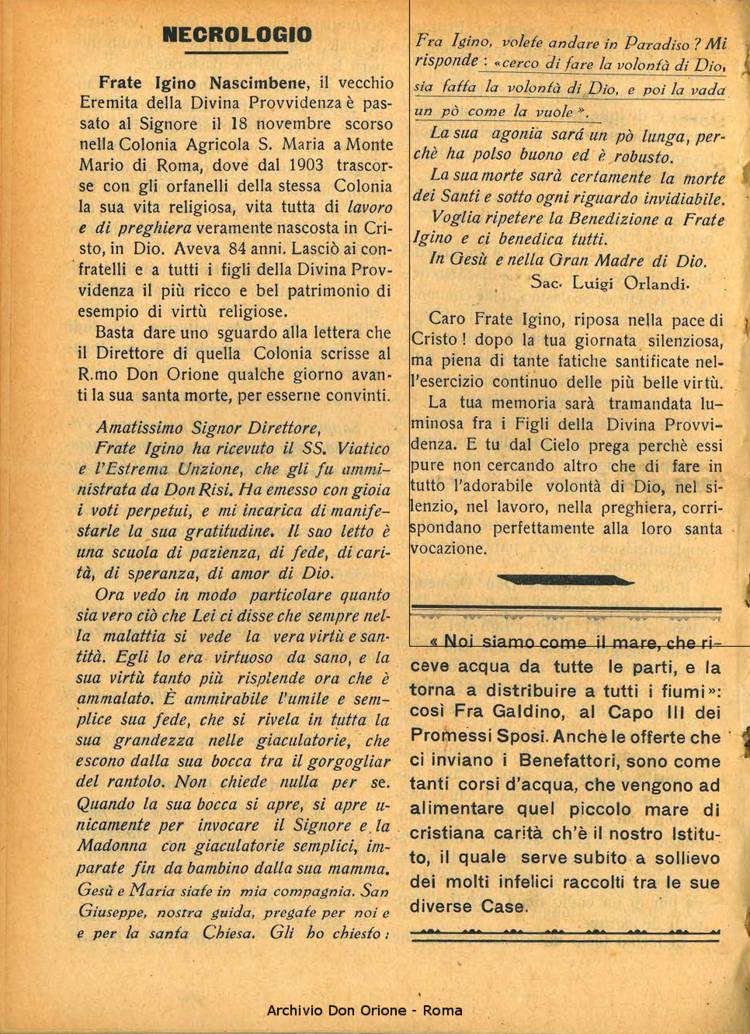 La piccola Opera della Divina Provvidenza, 26, 12, 01-12-1931, pagina 18
