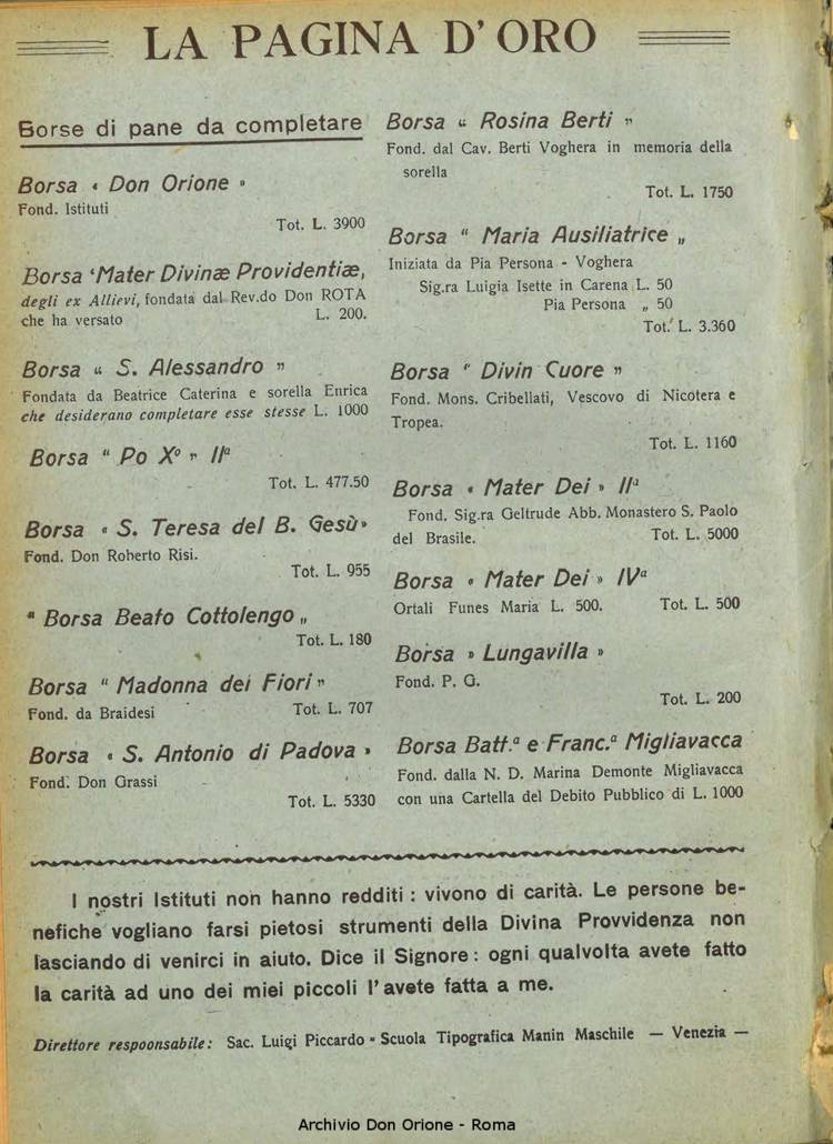La piccola Opera della Divina Provvidenza, 27, 01, 01-01-1932, pagina 2