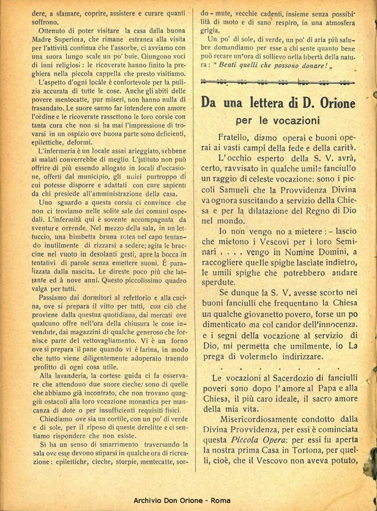 La piccola Opera della Divina Provvidenza, 27, 01, 01-01-1932, pagina 14