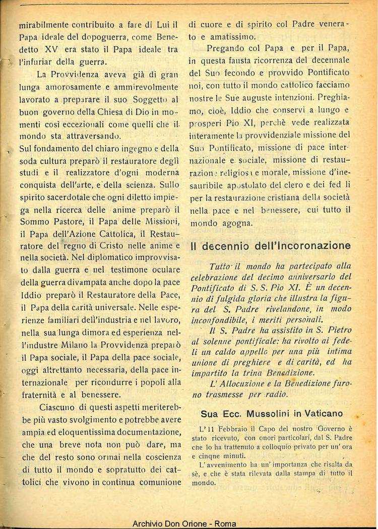 La piccola Opera della Divina Provvidenza, 27, 03, 01-03-1932, pagina 5