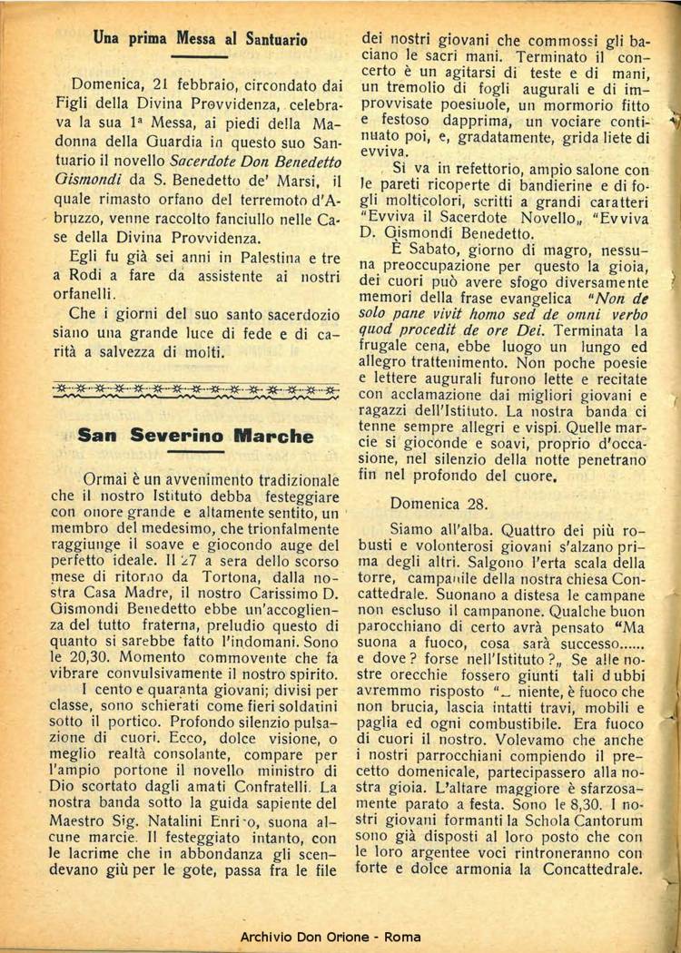 La piccola Opera della Divina Provvidenza, 27, 03, 01-03-1932, pagina 16
