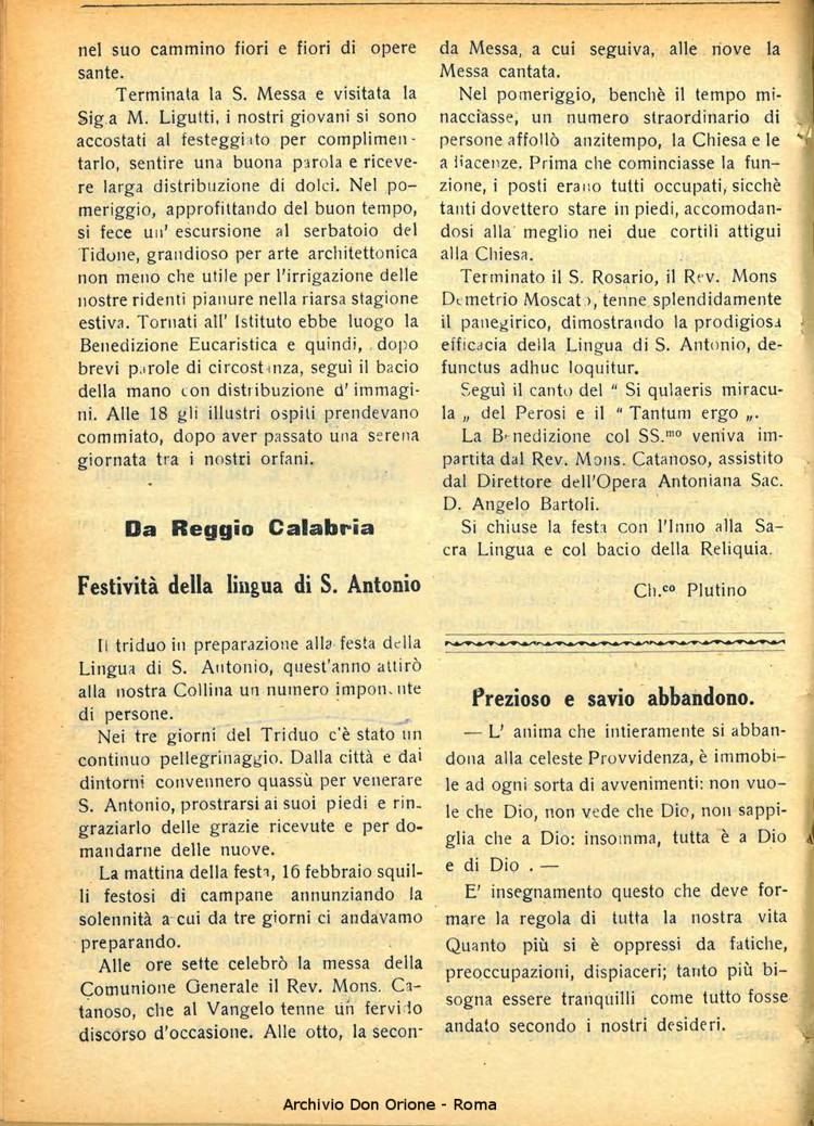 La piccola Opera della Divina Provvidenza, 27, 03, 01-03-1932, pagina 20